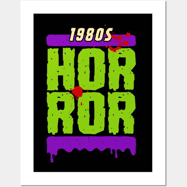 80s Movies Fan Horror Wall Art by RichyTor